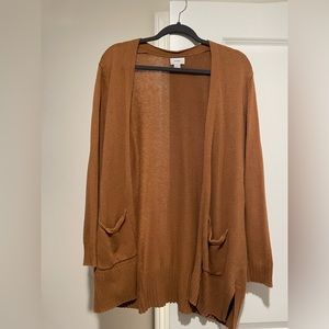 Oversized Brown Cardigan